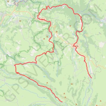 Trace GPS Samedi 20 mai (Après Midi) Le Falgoux à Cheylade, itinéraire, parcours