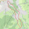 Trace GPS Megève - Lac de Javen, itinéraire, parcours