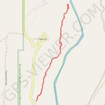 Trace GPS Vista Verde Viewpoint, itinéraire, parcours