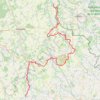 Trace GPS GR48 De L'Isle-Jourdain (Gers) à Angles-sur-l'Anglin (Vienne), itinéraire, parcours