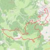 Trace GPS Autour de la Croix Trévingt - Saint-Alban-les-Eaux, itinéraire, parcours