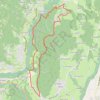 Trace GPS Le chamois du Mont de Vouan, itinéraire, parcours