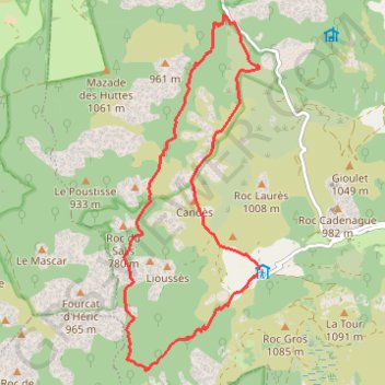 Trace GPS Le Vialais PR 4, itinéraire, parcours