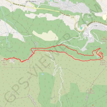 Trace GPS Mimet - Le Grand Puech - Pilon du Roi, itinéraire, parcours