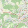Trace GPS Sainte Marie Montbéliard avec une petite boucle, itinéraire, parcours