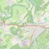 Trace GPS GR57_Liaison-Barvaux_2022-02-06, itinéraire, parcours
