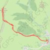 Trace GPS Mont Pouyaué, itinéraire, parcours