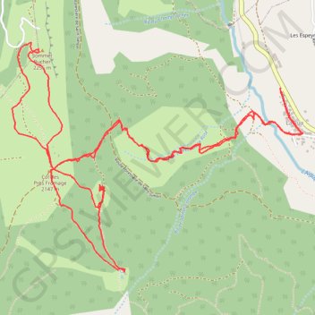 Trace GPS Molines-en-Queyras Randonnée, itinéraire, parcours