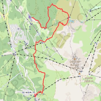 Trace GPS Col de la Loze, itinéraire, parcours