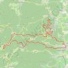 Trace GPS Des châteaux et pleins de cailloux, itinéraire, parcours