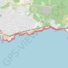 Trace GPS De santa lucia à la plage du débarquement, itinéraire, parcours