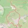 Trace GPS Col de la Gineste Grande Candelle, itinéraire, parcours