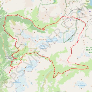Trace GPS Le Grand Tour de la Grande Motte, itinéraire, parcours