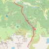 Trace GPS Cascade d'Ars - Cabane de la Hille, itinéraire, parcours