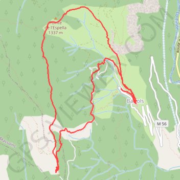 Trace GPS 2020 09 25 - bairols sylvie, itinéraire, parcours