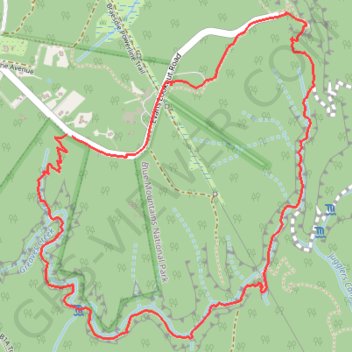 Trace GPS Grand Canyon Track, itinéraire, parcours