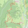 Trace GPS Col de la Courade - Cambeilh, itinéraire, parcours