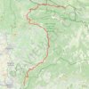 Trace GPS GR91 De Brantes à Fontaine-de-Vaucluse (Vaucluse), itinéraire, parcours