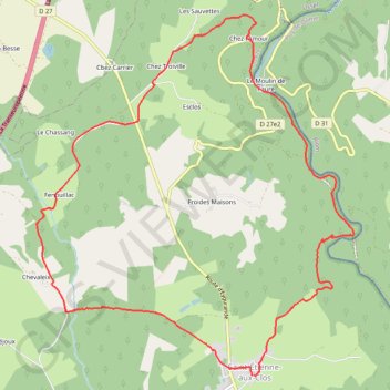 Trace GPS Lémovices ou Arvernes - Saint-Etienne aux Clos - Pays de Haute Corrèze, itinéraire, parcours