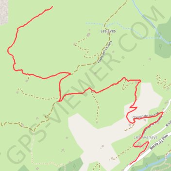 Trace GPS Notre-Dame-des-Alpages - Le Plan, itinéraire, parcours