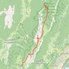Trace GPS Col du Coq - Cirque de Saint-Même, itinéraire, parcours