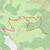 Trace GPS Cette-Eygun - Cabane de Lhèze, itinéraire, parcours