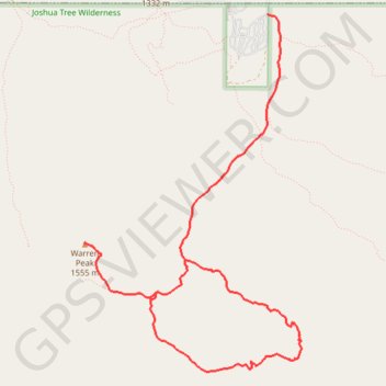Trace GPS Warren Peak and Panorama Loop Trail, itinéraire, parcours