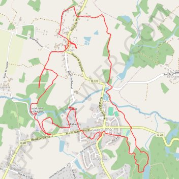 Trace GPS Sur les pas des Lémovices, itinéraire, parcours