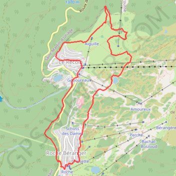 Trace GPS Tour de Chamrousse, itinéraire, parcours