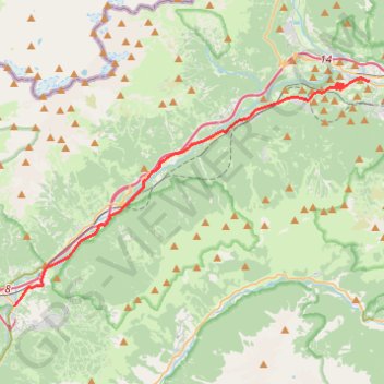 Trace GPS Brancigéna, itinéraire, parcours