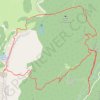 Trace GPS Rochers de Chalves en Boucle depuis Pomarey (Chartreuse), itinéraire, parcours