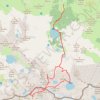 Trace GPS Clarabide, Gourgs Blancs, Spijeoles depuis le refuge du Portillon, itinéraire, parcours