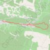 Trace GPS Prieuré de la Vallée de la Tave, itinéraire, parcours