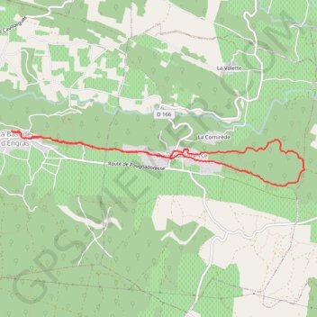 Trace GPS Prieuré de la Vallée de la Tave, itinéraire, parcours
