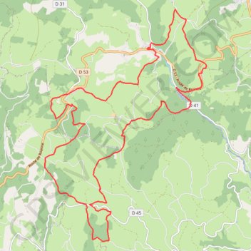 Trace GPS Le Bois de Prory via La Mataude - Les Moulins Cherier, itinéraire, parcours