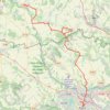 Trace GPS Chaumont Cergy route, itinéraire, parcours