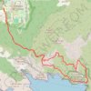 Trace GPS La petite et la Grande Candelle, le Val Vierge et la calanque de Saint Jean de Dieu, itinéraire, parcours