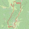 Trace GPS BAUGES - Pointe de Galoppaz, itinéraire, parcours