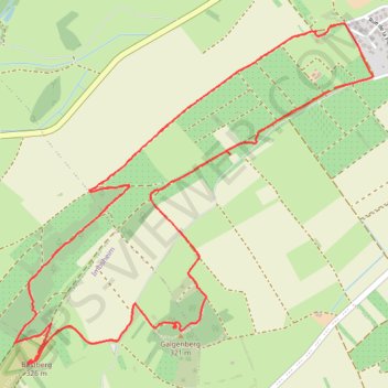 Trace GPS Découverte du Bastberg, itinéraire, parcours