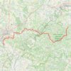 Trace GPS GR4 De Mouthiers-sur-Boëme (Charente) à Champagnac-la-Rivière (Haute-Vienne), itinéraire, parcours