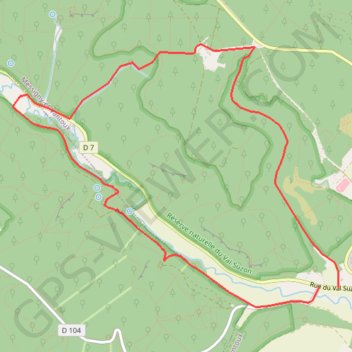 Trace GPS Messigny-et-Vantoux - Val Suzon, itinéraire, parcours