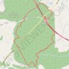 Trace GPS Boucle courte en forêt du Mas d'Agenais, itinéraire, parcours