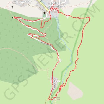 Trace GPS Les oules du diable - la Chapelle-en-Valgaudémar, itinéraire, parcours