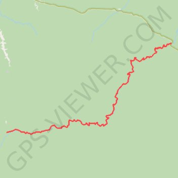 Trace GPS 🚶 Trace de la piste Paul Isnard a la N1 Ouest Guyane, itinéraire, parcours