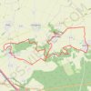 Trace GPS Blandy les Tours, itinéraire, parcours