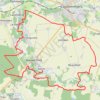 Trace GPS Les Coteaux du Morin et de l'Aubetin - Boucle - Saints, itinéraire, parcours