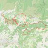 Trace GPS Dans le Colorado Provençal de Villars à Rustrel, itinéraire, parcours