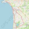 Trace GPS Cyclisme - Triathlon Granville S, itinéraire, parcours
