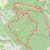 Trace GPS Circuit des 30 Bosses - Trois Pignons - Fontainebleau, itinéraire, parcours
