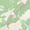 Trace GPS Manosque - Du Pain de Sucre au Pigeonnier de Montaigu, itinéraire, parcours